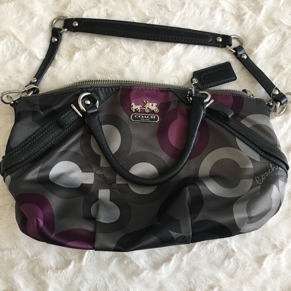 NWOT Coach Madison Sophia Sateen Clover Purse Handbag - Picture 1 of 11